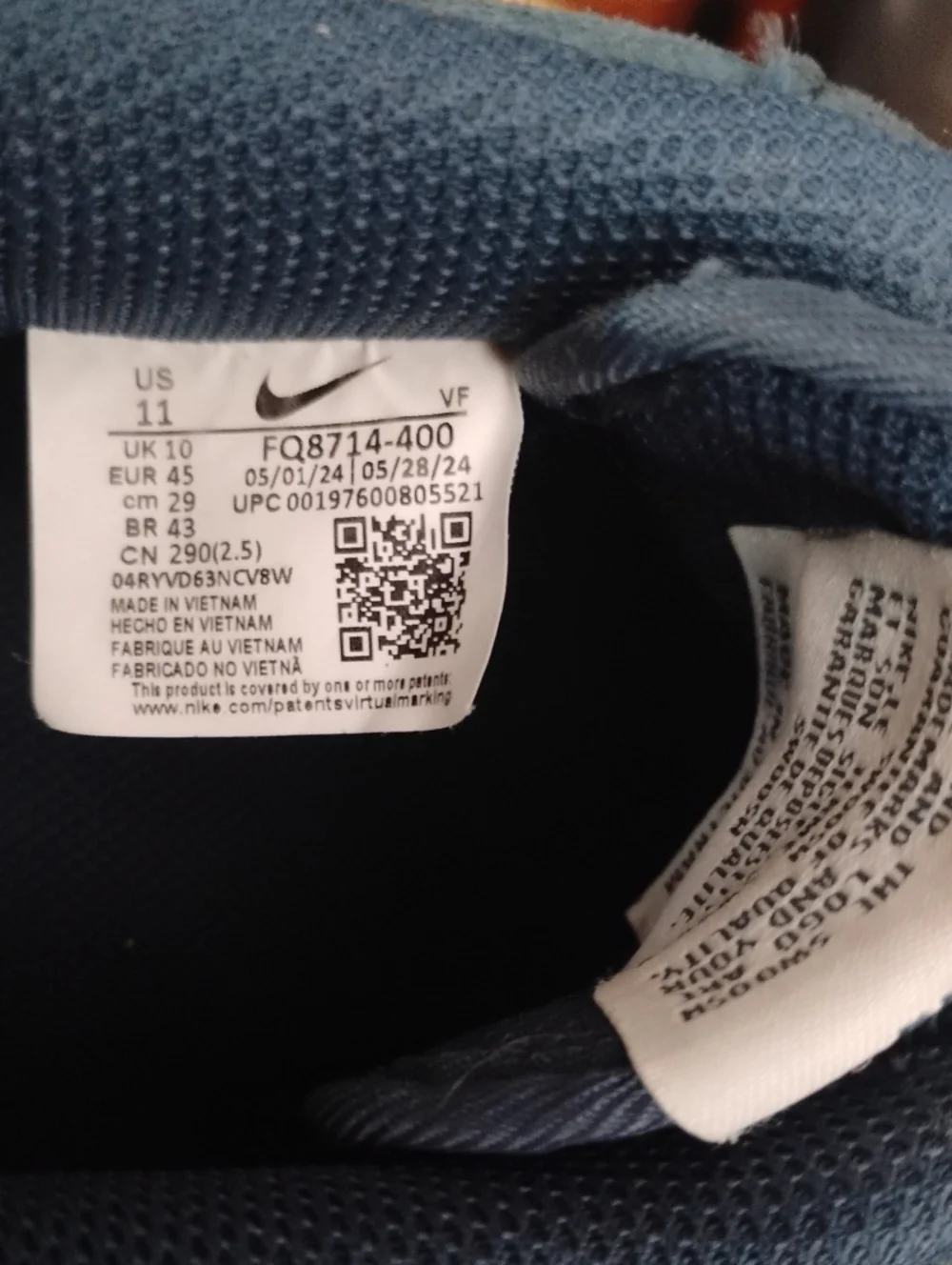 Nike Air Force One Low-07 LV8 Armory Navy Gum